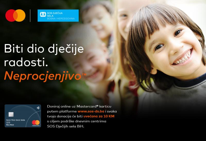Mastercard i SOS Dječija sela u BiH udruženi kroz online donacije za još bolje uvjete rada “SOS dnevnih centara“